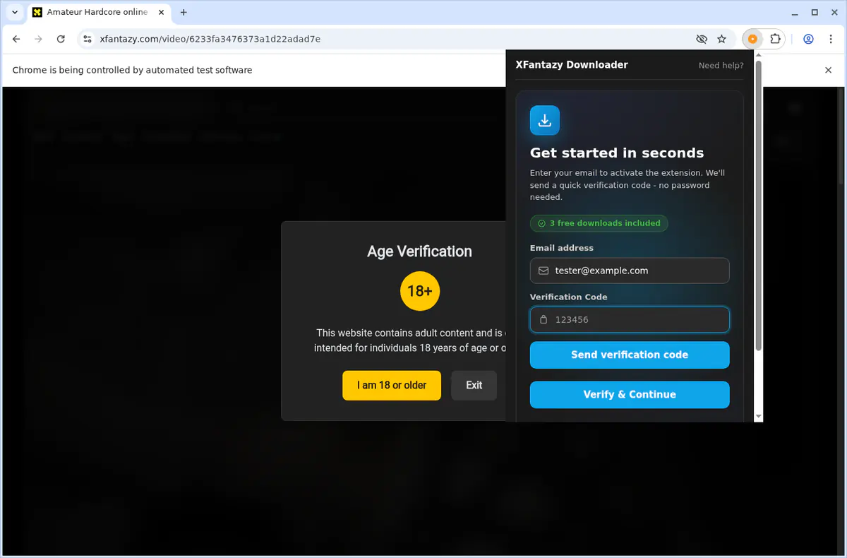 XFantazy Video Downloader screenshot 5
